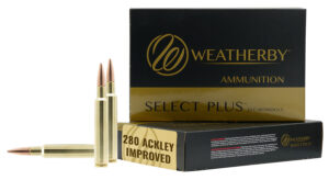 Weatherby 280AI 139gr Hammer Custom .280 Ackley Improved Ammo 20 Rounds