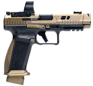 Canik TTI Combat 9mm Bronze 21+1 Optic 4.6" Pistol