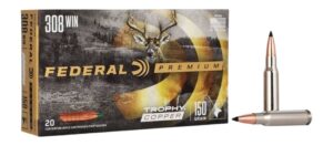 Federal P308TC3 Premium 308Win 150gr Trophy Copper 20 Per Box/10 Case