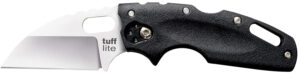 Cold Steel 20LT Tuff Lite 2.50" Folding Plain Sheepsfoot Japanese AUS-8A SS Blade/Black Griv-Ex Handle
