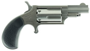 North American Arms 22MGRC Mini-Revolver  Sports South Exclusive 22 WMR 5 Shot 1.63" Stainless Steel Barrel, Frame & Cylinder, Black Rubber Grip, Exposed Hammer