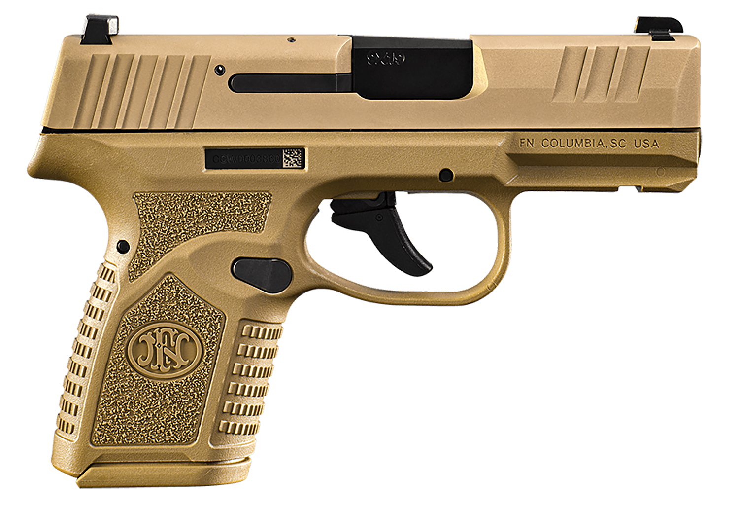 FN America Reflex 9mm FDE 3.3" 10+1 NMS Pistol