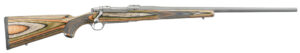 Ruger 47108 Hawkeye Predator Full Size 6.5 Creedmoor 4+1 24" Matte Stainless Steel Barrel, Receiver w/Integral Scope Mount, Green Mountain Fixed Laminate Stock, Right Hand