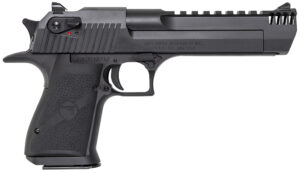 Magnum Research DE357IMB Desert Eagle Mark XIX 357 Mag 6" with Muzzle Brake 9+1 Matte Black Carbon Steel Frame & Slide Black Rubber Grip