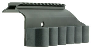 TacStar 1081029 SideSaddle Rail Mount Mossberg 500/590 12 Gauge 6rds Black Aluminum