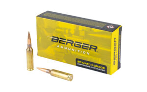 Berger Bullets LRHT 6mm CM 109gr Ammo 20 Rounds