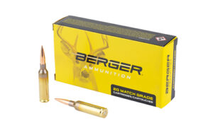 Berger Bullets Elite HNT 6mm CM 108gr Ammo 20 Rounds
