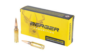 Berger Bullets Elite HNTR 6.5 Creedmoor 140gr Ammo 20 Rounds
