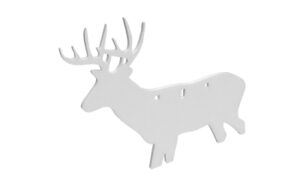Birchwood Casey AR500 3/8" Silhouette Deer WHT