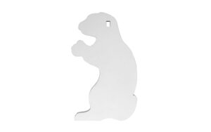 Birchwood Casey AR500 3/8" Silhouette Gopher WHT