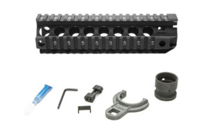 Bravo Company Mfg Gunftr Quad Rail 556 8" Black