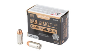Speer GLD Dot Carry Gun 40S&W 165gr HP Ammo 20 Rounds