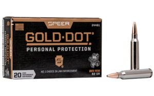 Speer Gold Dot 223 Rem 62gr SP Ammo 20 Rounds