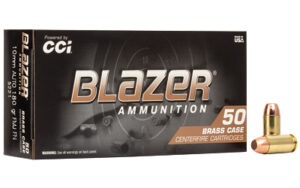 CCI Blazer Brass 10mm 180gr FMJ Ammo 50 Rounds