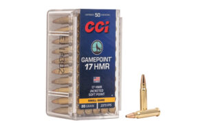 CCI 17 HMR 20gr Game PNT Ammo 50 Rounds