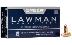 Speer Lawman 9mm 115gr TMJ Ammo 50 Rounds
