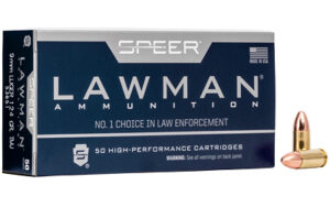 Speer Lawman 9mm 124gr TMJ Ammo 50 Rounds