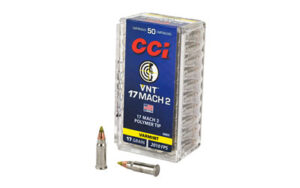 CCI 17gr Mach 2 17gr VRMNT Tip .17 HM2 Ammo 50 Rounds