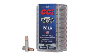 CCI Uppercut 22 LR 32gr PLTD HP Ammo 50 Rounds