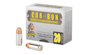 Cor-Bon 9mm+P 125gr JHP Ammo 20 Rounds