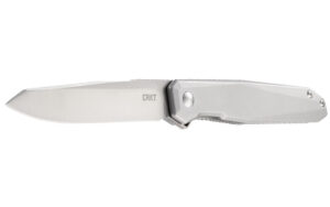 CRKT Knives Facet Silver 3.37" Plain Edge