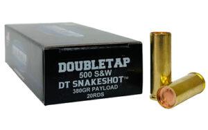 Double Tap Snakeshot 500S&W 380gr Ammo 20 Rounds