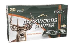 Fiocchi BKWD HNTR 6.5 Creedmoor 120gr Ammo 20 Rounds