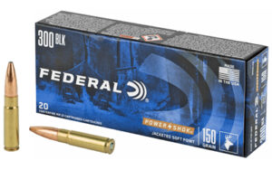 Federal 300 Blackout 150gr Power-SHK SP Ammo 20 Rounds