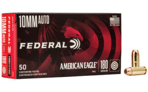 Federal AM Eagle 10mm 180gr FMJ Ammo 50 Rounds