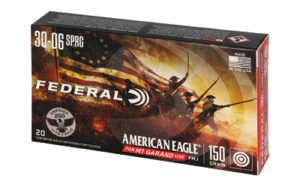 Federal 250TH ANV 30-06SPGFLD 150gr FMJ Ammo 20 Rounds
