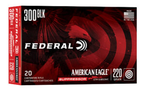 Federal AE Suppressor 300 Blackout 220gr OT Ammo 20 Rounds