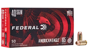 Federal AM Eagle 40S&W 165gr FMJ Ammo 50 Rounds