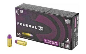 Federal Syntech 40 S&W 180gr TSJ Ammo 50 Rounds