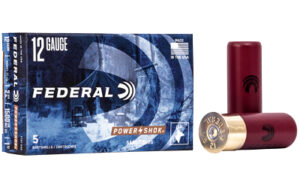 Federal PWRSHK 12 Gauge 2.75 Sabot SLG Shotshells 5 Rounds