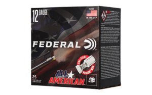 Federal All Amer 12 Gauge 2.75" 1 1/8OZ 8 Shotshells 25 Rounds