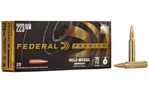 Federal Gold MDL 223 Rem 73gr Berger Ammo 20 Rounds