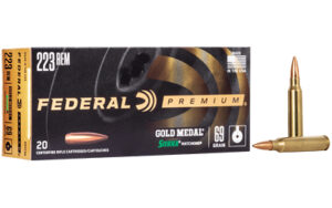 Federal Gold MDL 223 Rem 69gr BTHP Ammo 20 Rounds