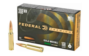 Federal Gold MDL 308WN 168gr BTHP Ammo 20 Rounds