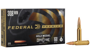 Federal Gold MDL 308 Win 168gr OTM Ammo 20 Rounds
