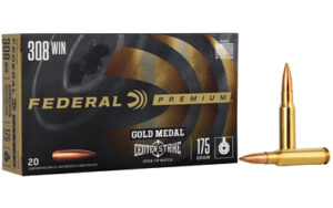 Federal Gold MDL 308 Win 175gr OTM Ammo 20 Rounds