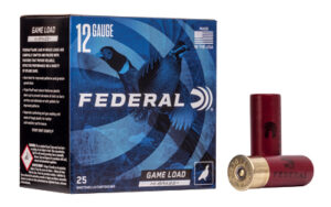Federal Game Load 12 Gauge 2.75" 7.5 Shotshells 25 Rounds