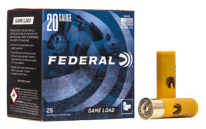 Federal Game Load 20 Gauge 2 3/4" 7.5 Shotshells 25 Rounds