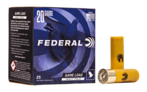 Federal GMSHK 20 Gauge 2 3/4" 8 Shotshells 25 Rounds