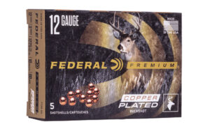 Federal PRM 12 Gauge 3" 00 BCK Shotshells 5 Rounds