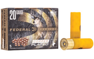 Federal PRM Vshok 20 Gauge 2.75 3 BCK Shotshells 5 Rounds
