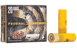 Federal PRM Vshok 20 Gauge 3" 2 BCK Shotshells 5 Rounds