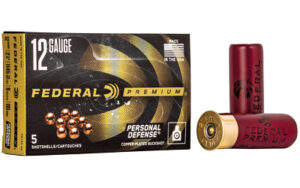 Federal PD 12 Gauge 2.75" 00BCK 9PLT Shotshells 5 Rounds