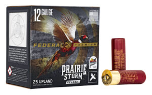 Federal PR Storm 12 Gauge 3" 5 Lead Shotshells 25 Rounds