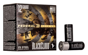 Federal Black Cloud 12 Gauge 2.75 4 Shotshells 25 Rounds