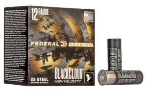 Federal Black Cloud 12 Gauge 3" BB HV Shotshells 25 Rounds